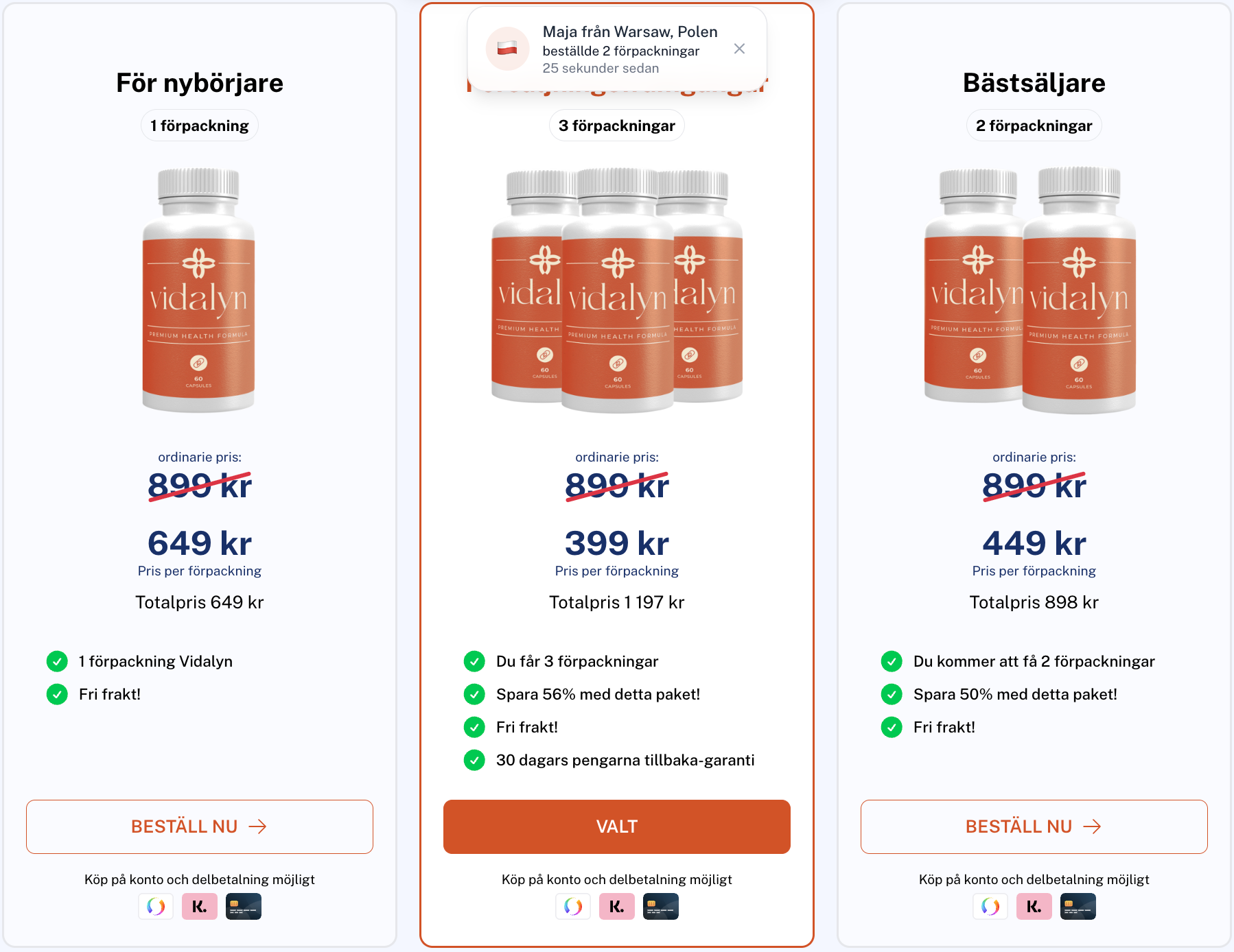 Vidalyn CBD™ Sverige: CBD-stod for energi, fokus och balans hela dagen