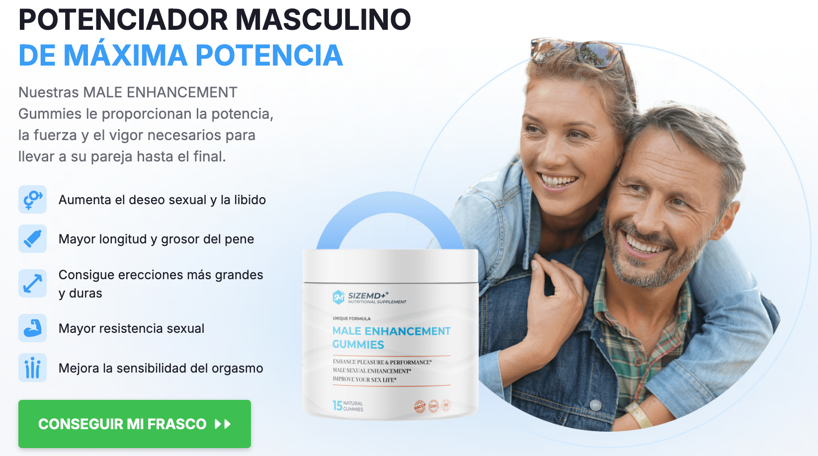 Resenas de SizeMD+ ME™ Colombia: Formula para mejorar la potencia y la resistencia