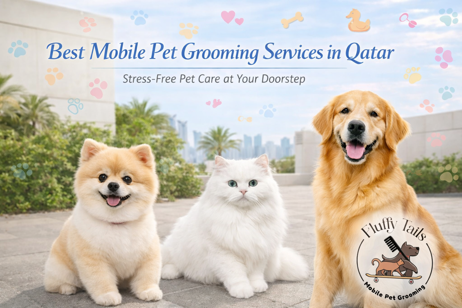 Best Mobile Pet Grooming Services in Qatar for Stress-Free Pet Care