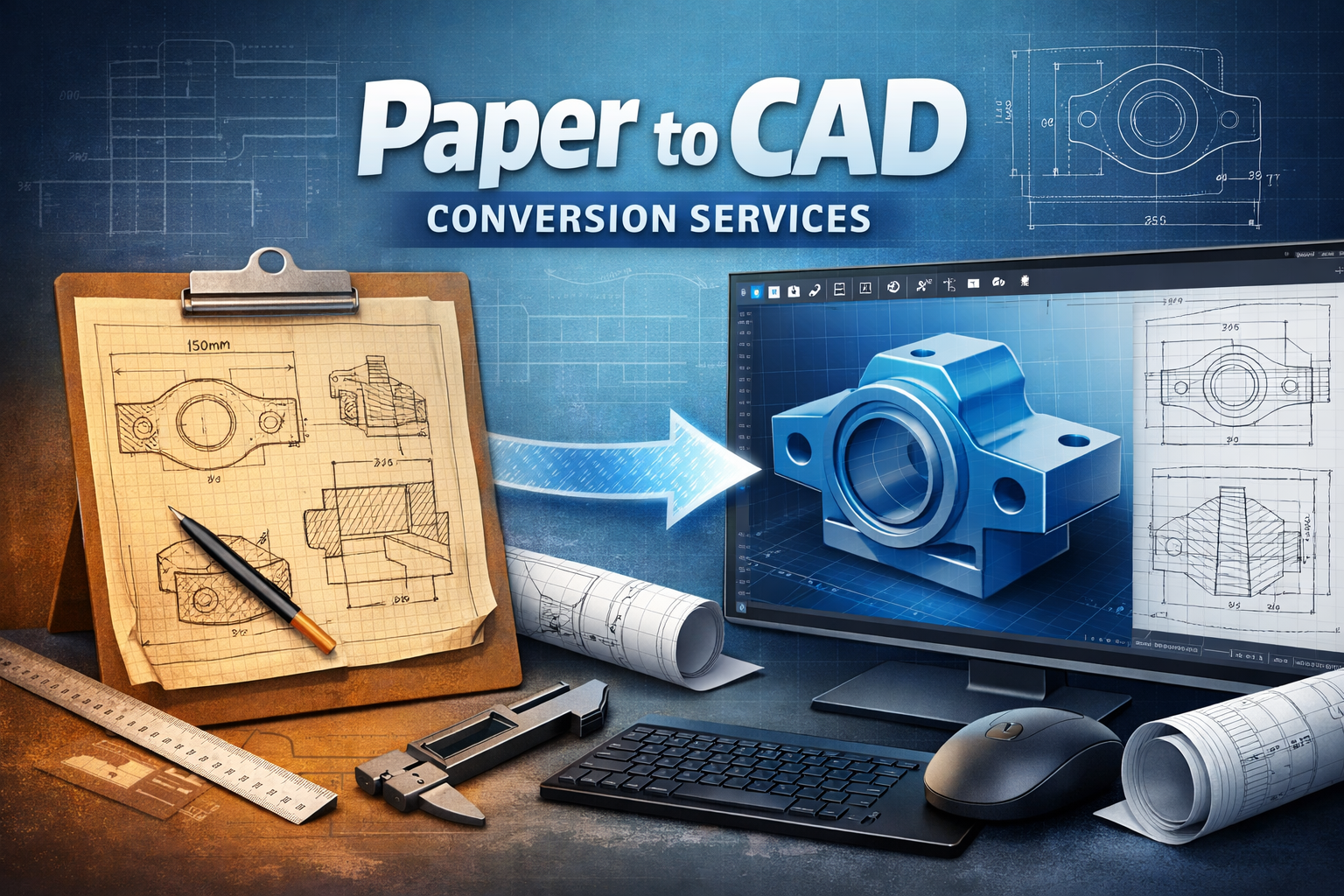 Paper to CAD Conversion Services
