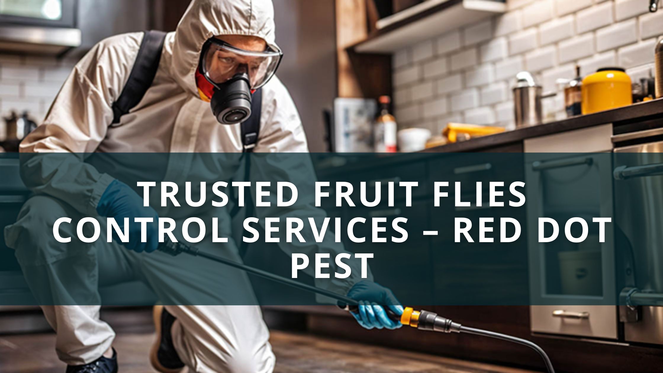 Trusted Fruit Flies Control Services – Red Dot Pest