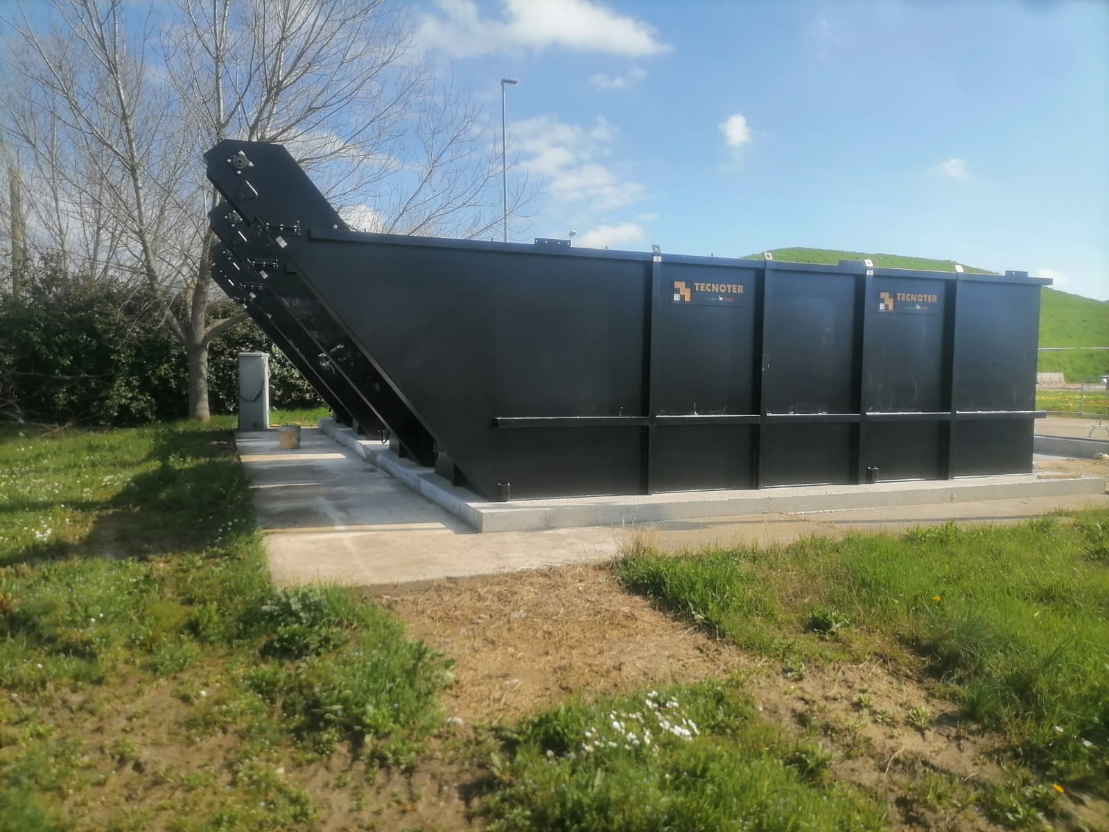 Plataforma de lavado y tratamiento de aguas eficientes