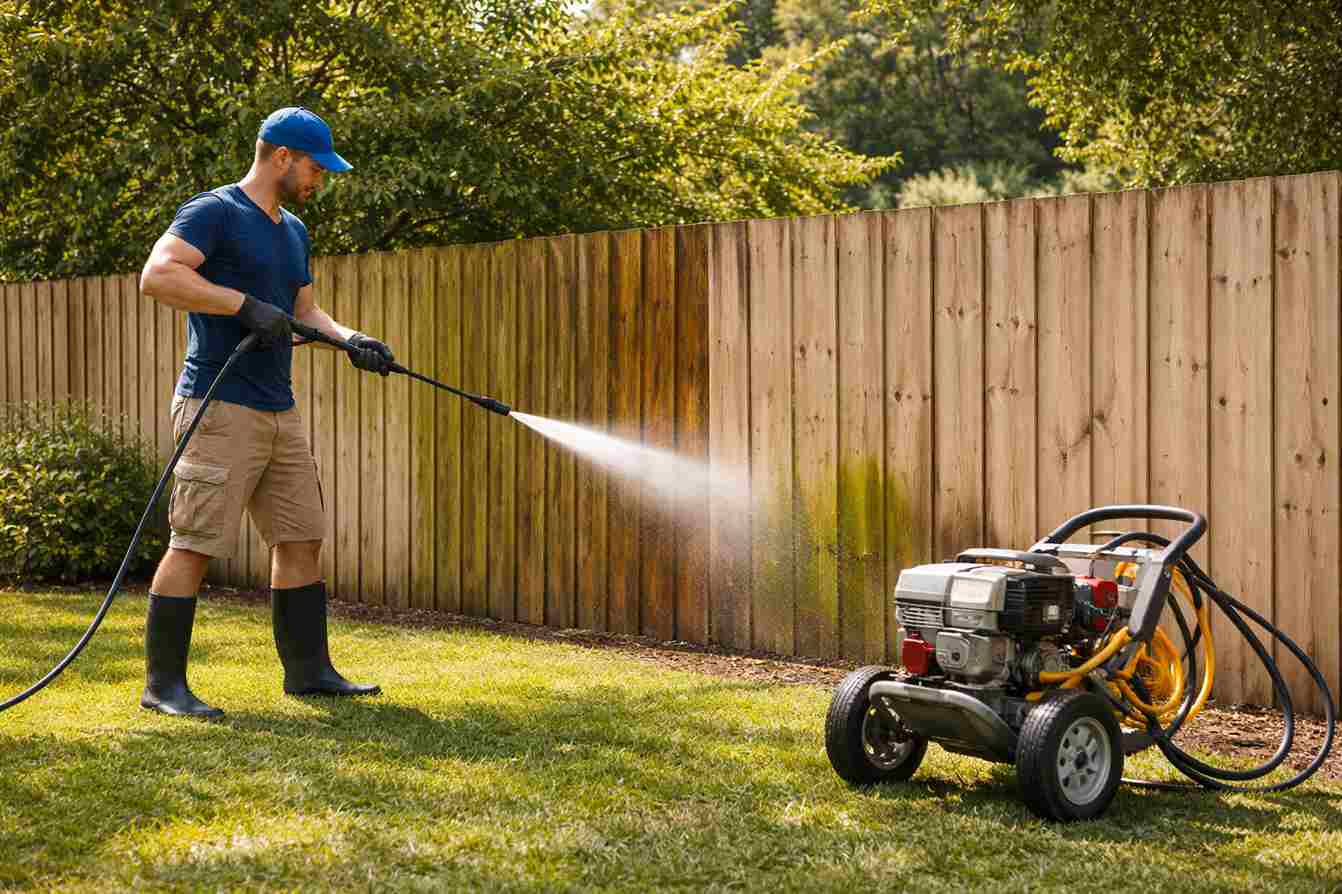 How Do You Clean Fences with a Pressure Washer?