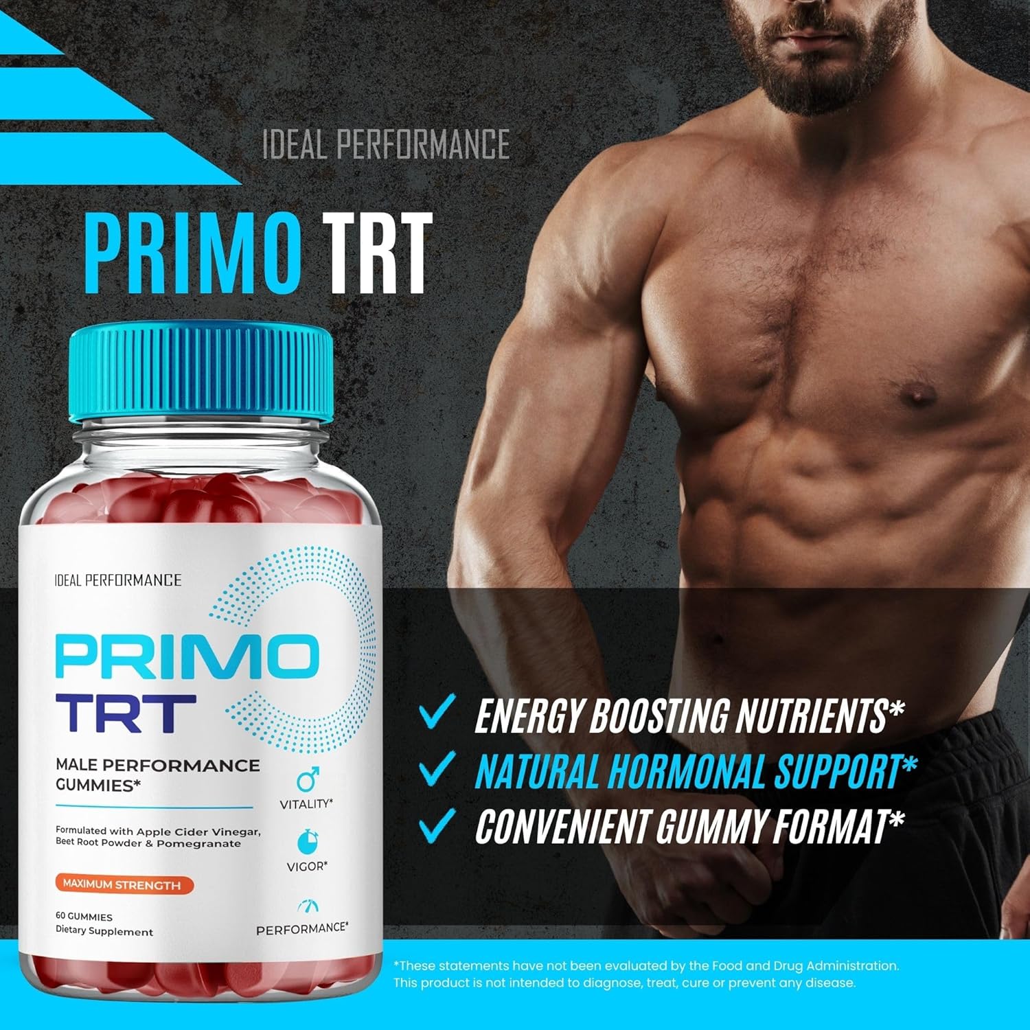 Primo TRT Male Enhancement Gummies: Ignite Passion, Build Strength, Conquer the Day