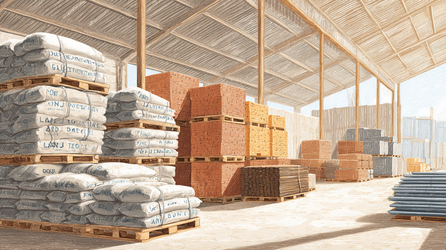Store Building Materials Correctly to Maintain Their Strength