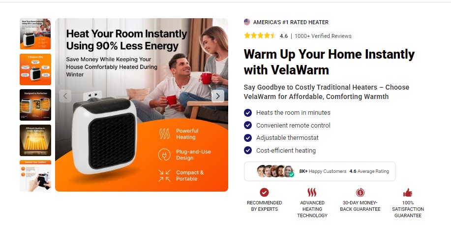 VelaWarm Heater UK Reviews - [100% Real] The Truth You’ve Been Looking For!