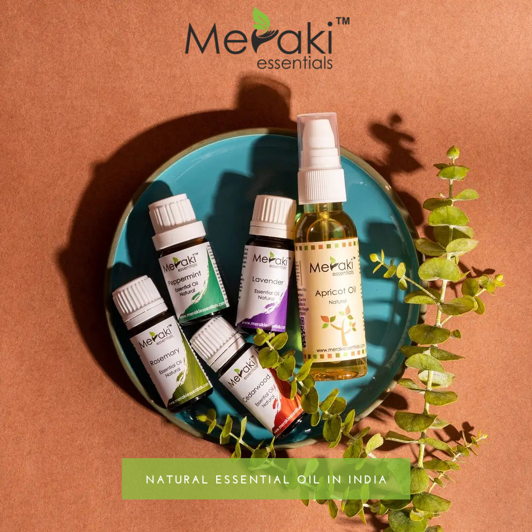 Natural Essential Oil In India  - Meraki Essentials