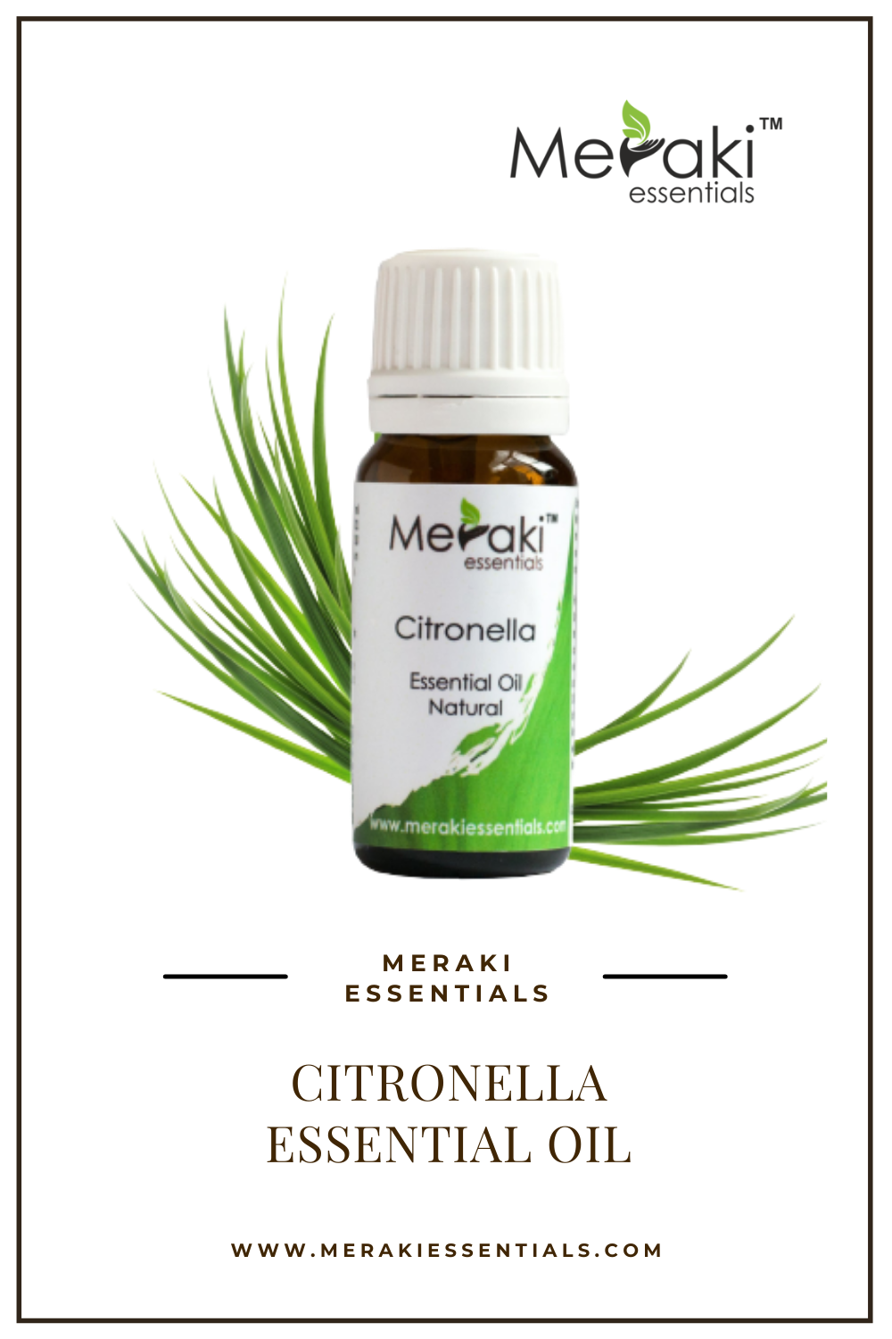 Citronella Essential Oil - Meraki Essentials