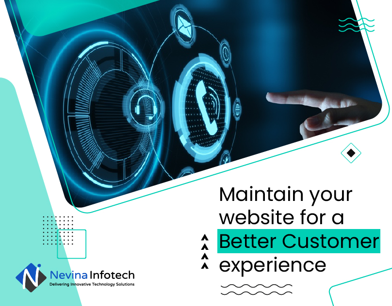 Maintain your website for a better customer experience