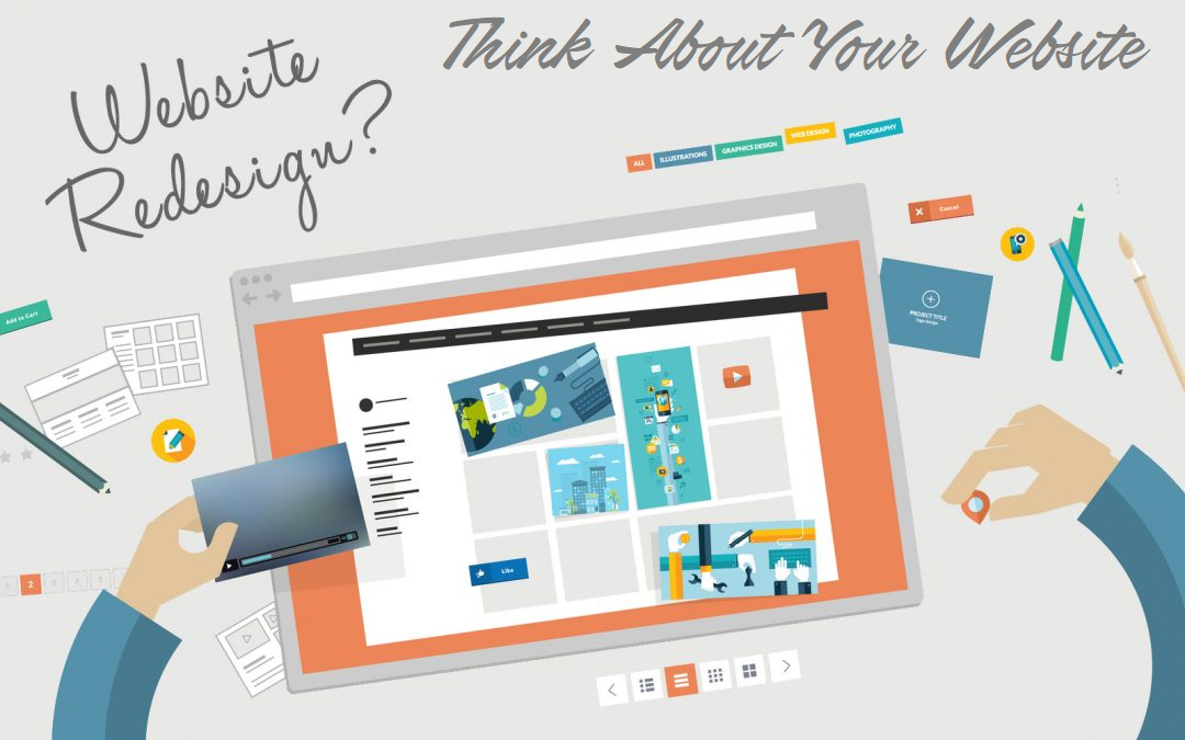 What is a redesign of the Web site?