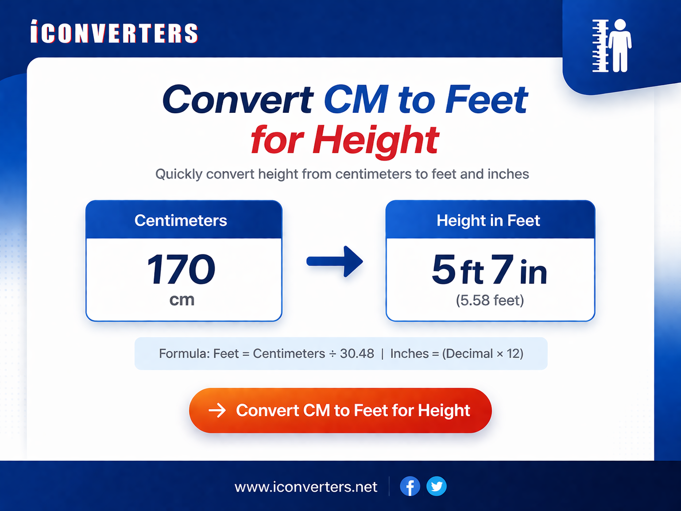 Convert CM to Feet for Height – Simple Guide