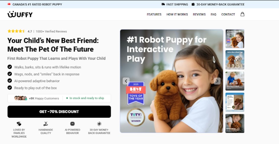 Wuffy Robot Puppy Canada – (Parent Review) Is It Safe and Worth the Money?
