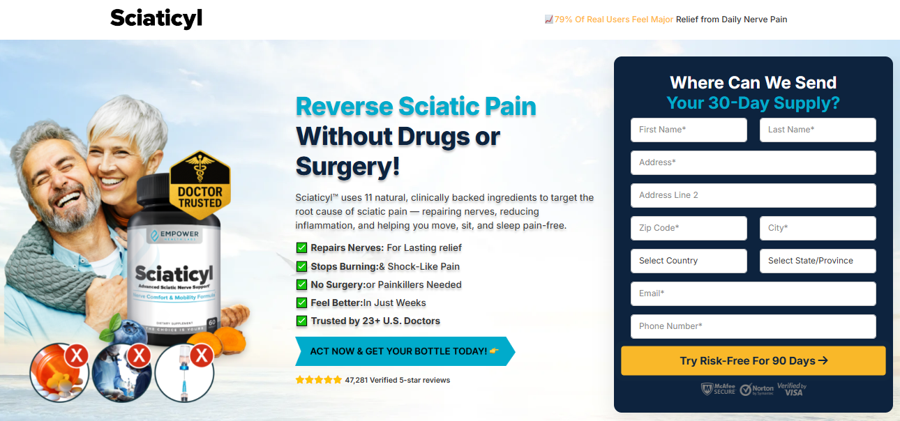 Sciaticyl "Official Website" — Advanced Nerve Formula
