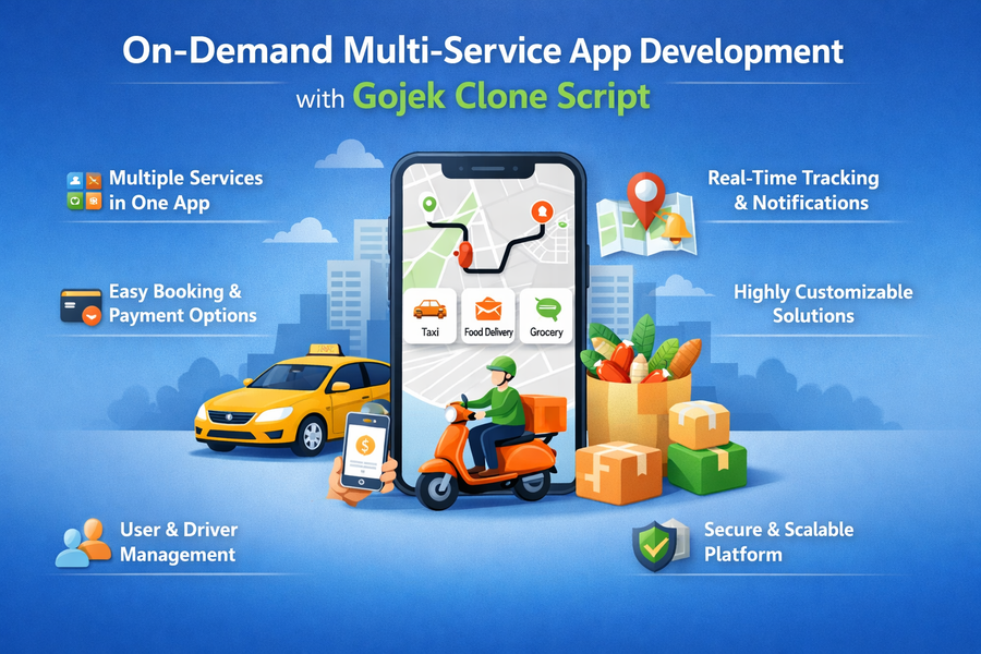 On-Demand Multi-Service App Development with Gojek Clone Script