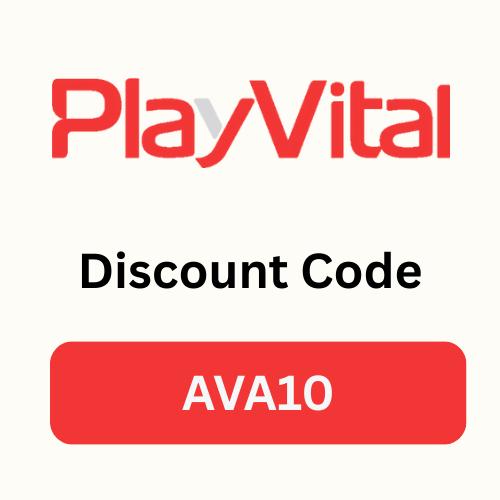 Playvital Discount Code "AVA10" Get 10% Off On All Products!