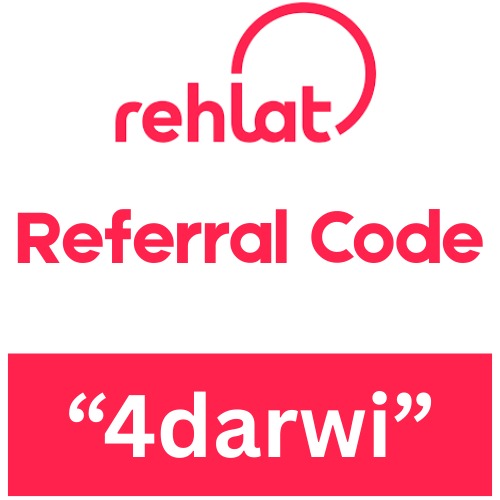 Rehlat Referral Code “4darwi” Get up to 50$ Off on Bookings