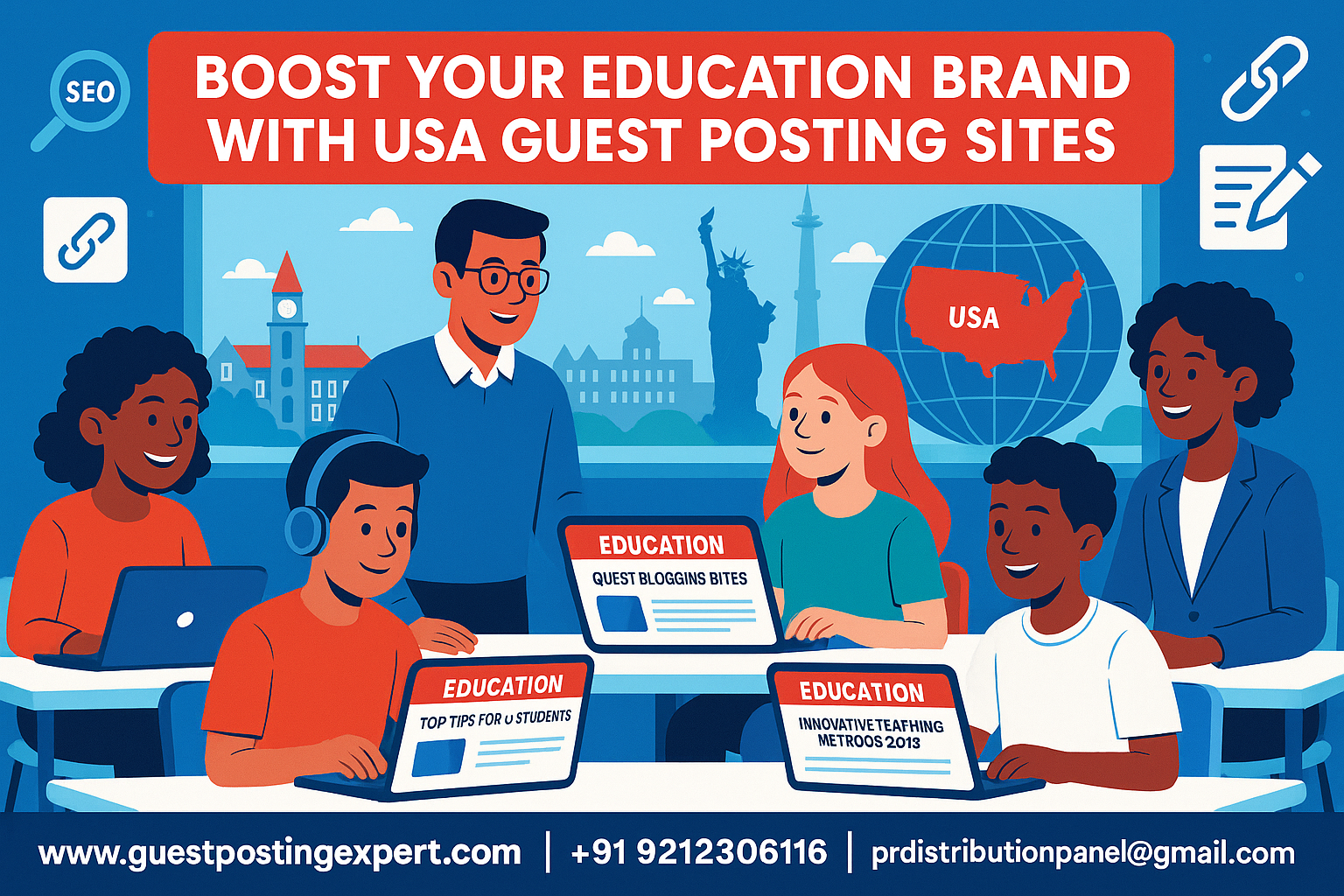 Guest Posting Service for Link Building with Manual SEO Outreach