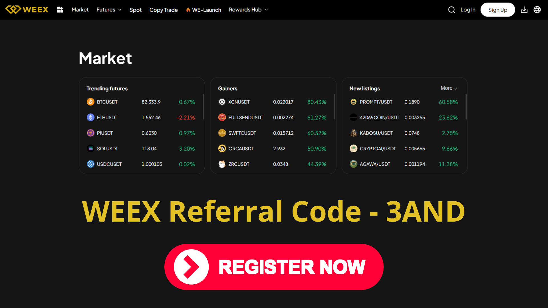 WEEX Referral Code for Global Cryptocurrency Traders
