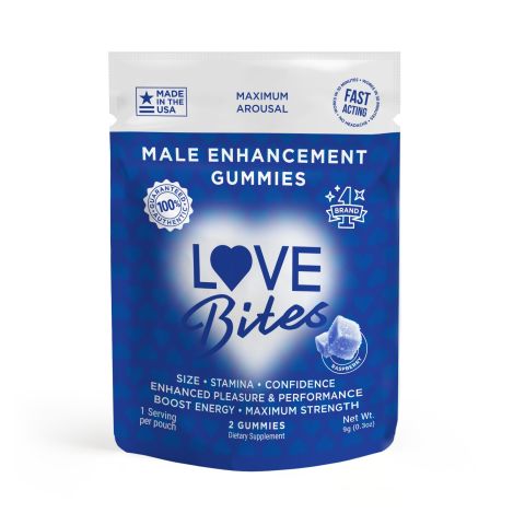 Love Bites Male Enhancement Gummies : Partner Always Happy