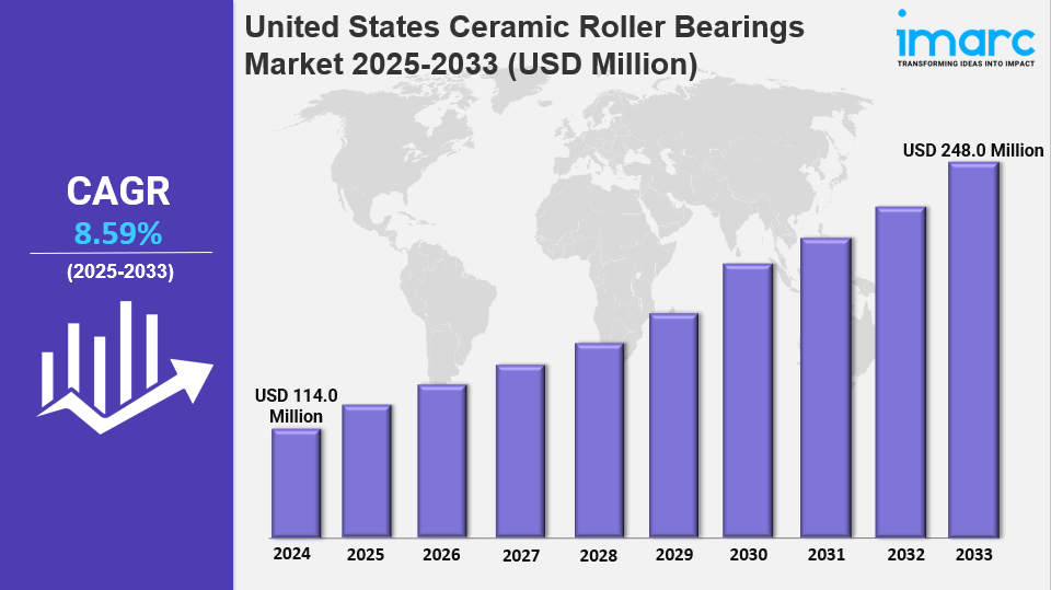 United States Ceramic Roller Bearings Market Share, Size, In-Depth Insights, Trends and Forecast 2025-2033