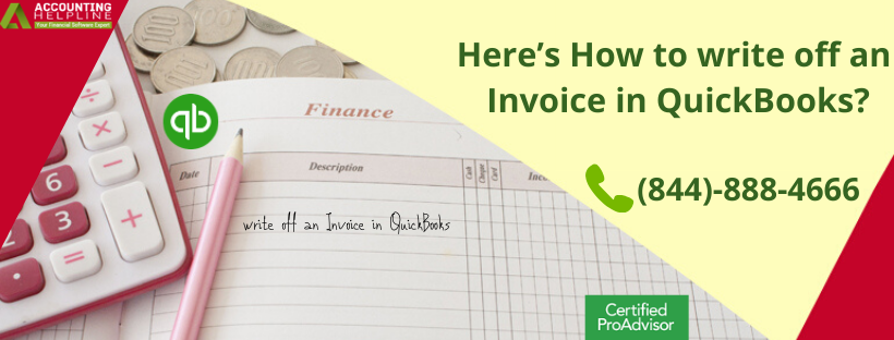 Instructions on How to Write off an Invoice in QuickBooks