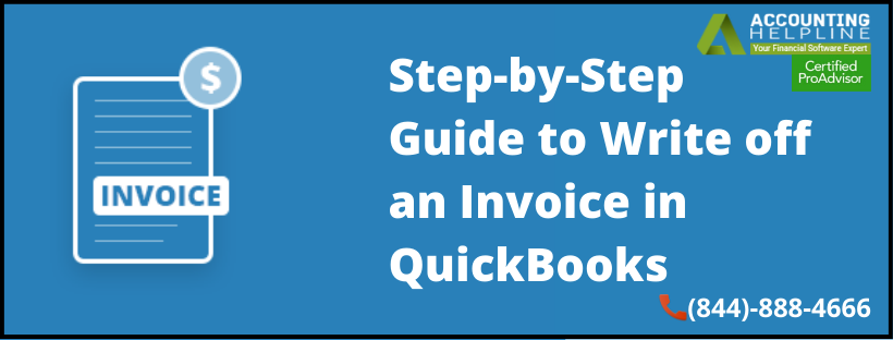 Here’s a Quick Way to Write off an Invoice in QuickBooks