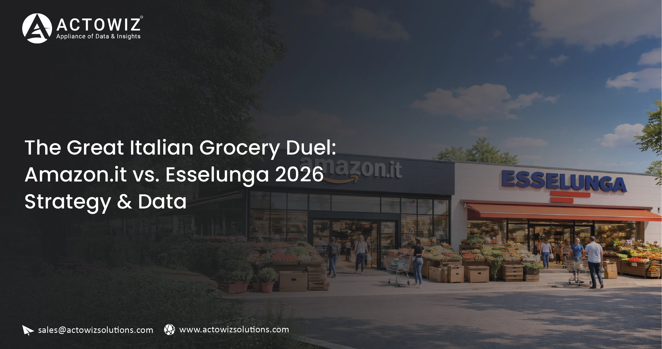 Amazon.it vs. Esselunga: 2026 Italy Online Grocery Battle | Actowiz