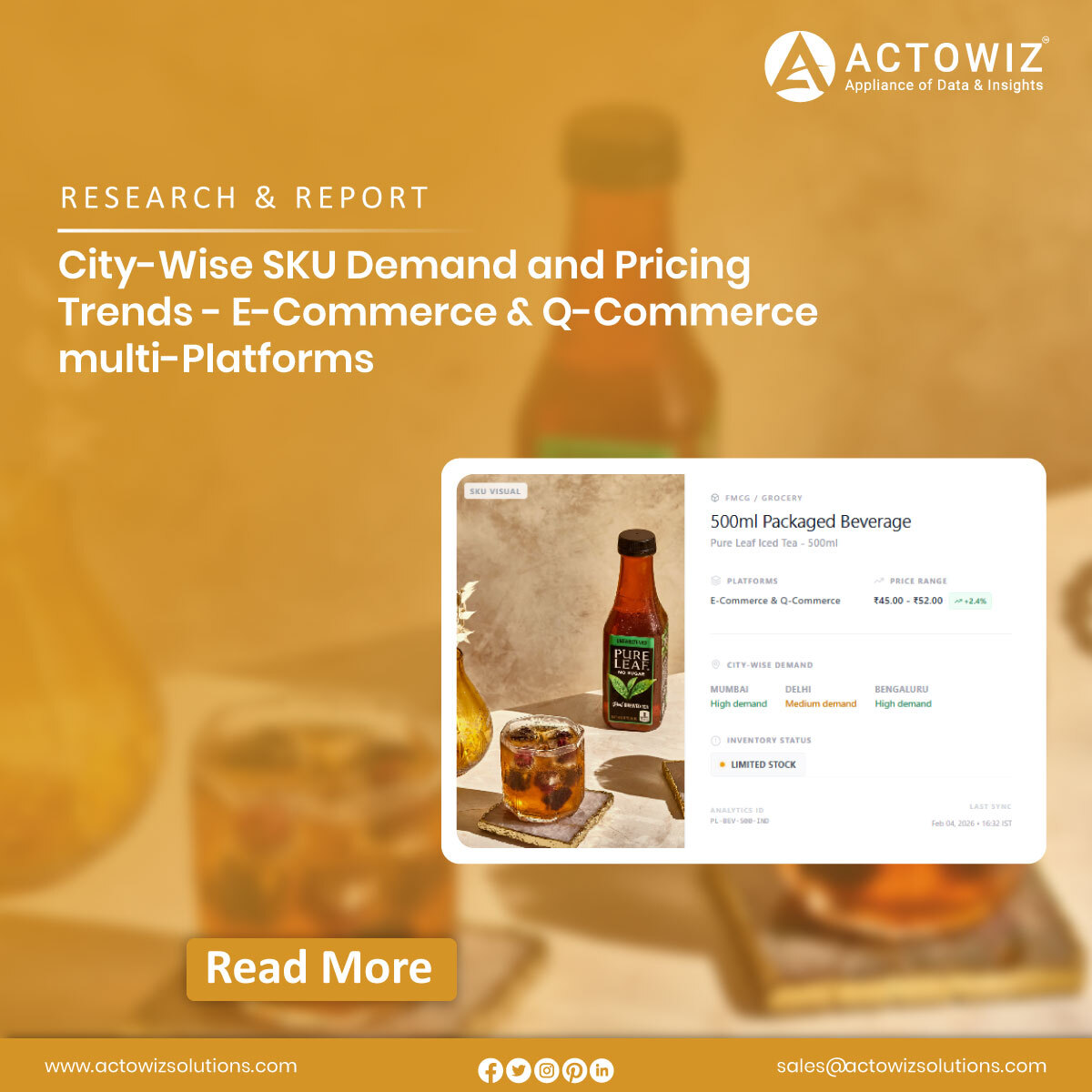 City-Wise SKU Demand and Pricing Trends - E-Commerce & Q-Commerce multi-Platforms