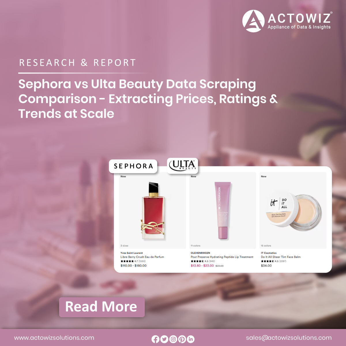 Sephora vs Ulta Beauty scraping data comparison reports 2026
