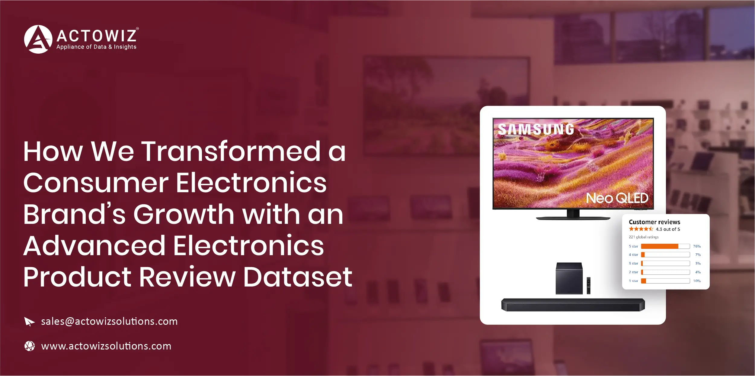 Electronics Product Review Dataset for Brand Growth