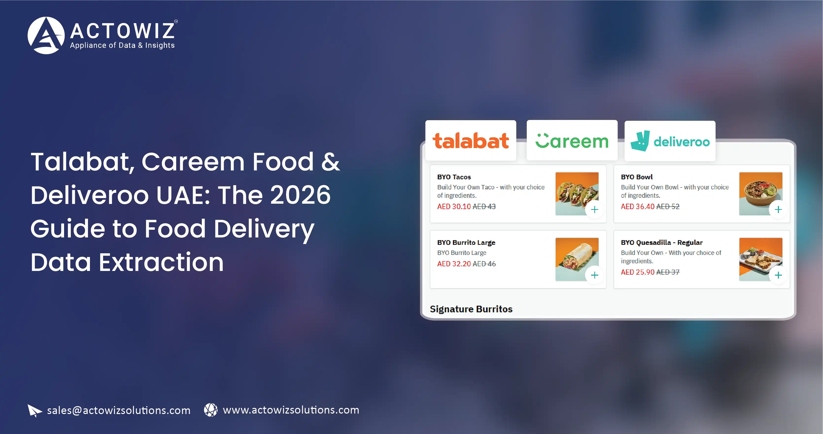 Talabat, Careem & Deliveroo UAE: 2026 Food Delivery Data Extraction Guide
