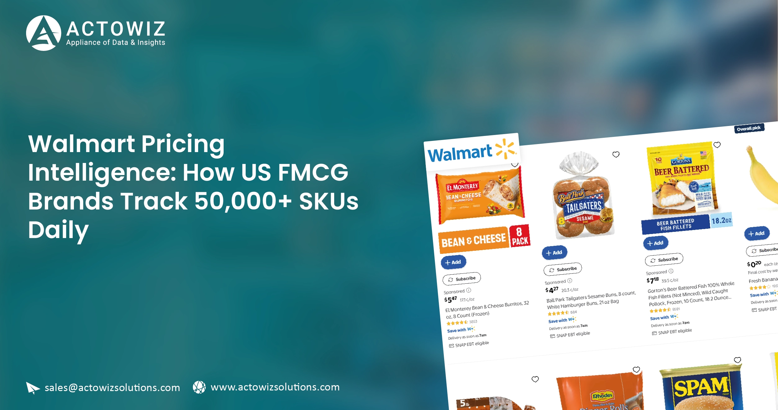 Walmart Pricing Intelligence for FMCG Brands | Daily SKU Tracking Guide