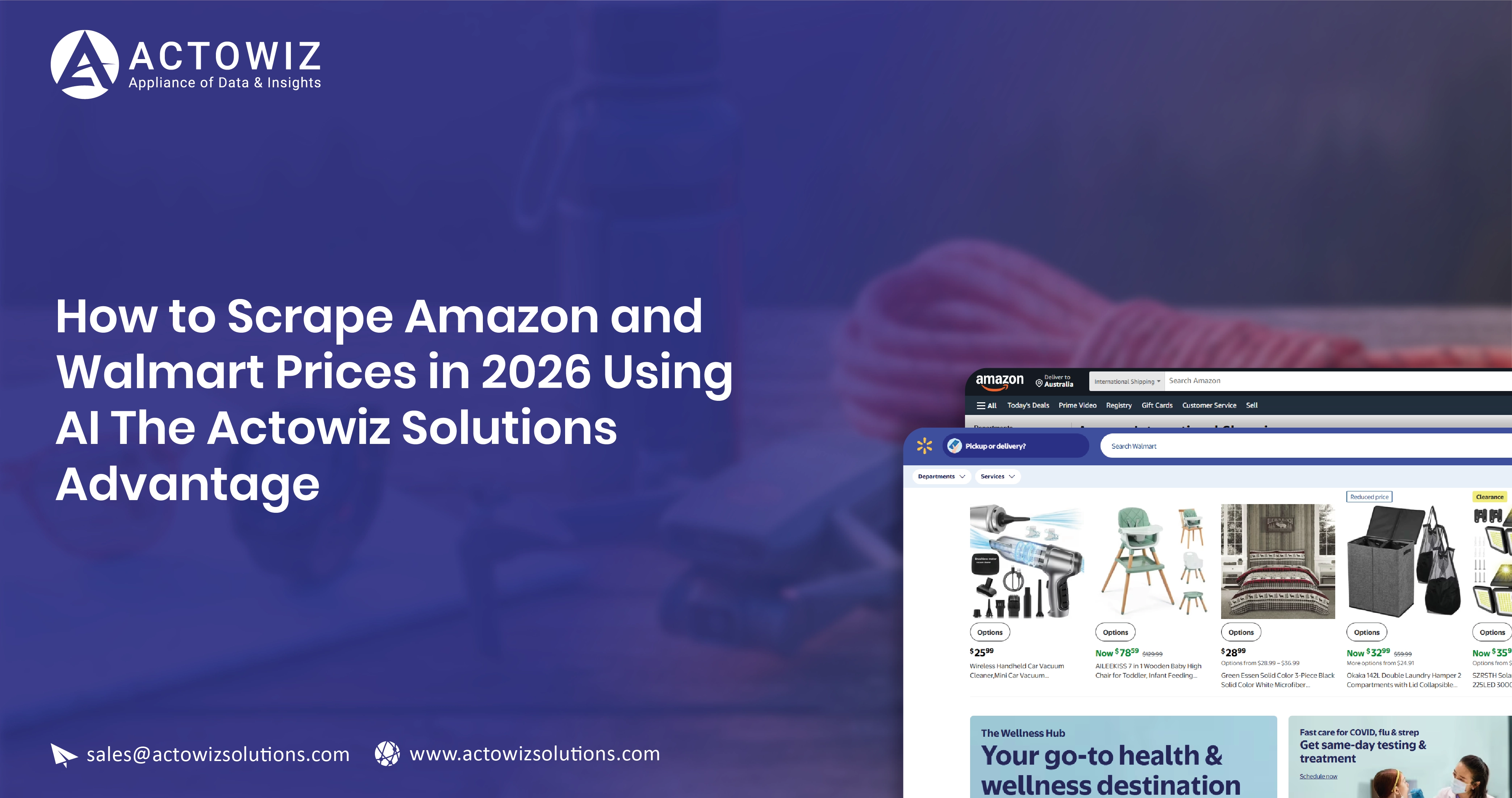 AI-Powered Amazon & Walmart Price Scraping | Actowiz Solutions 2026