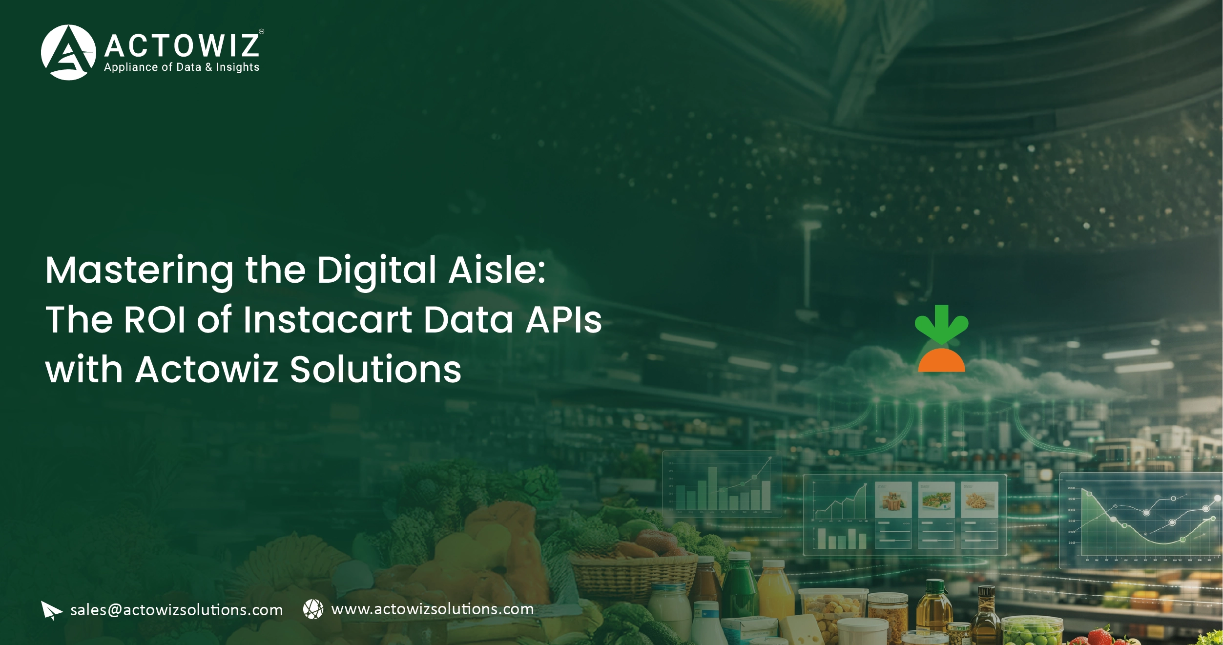 Daily Instacart Data API Pricing & Solutions | Actowiz Solutions
