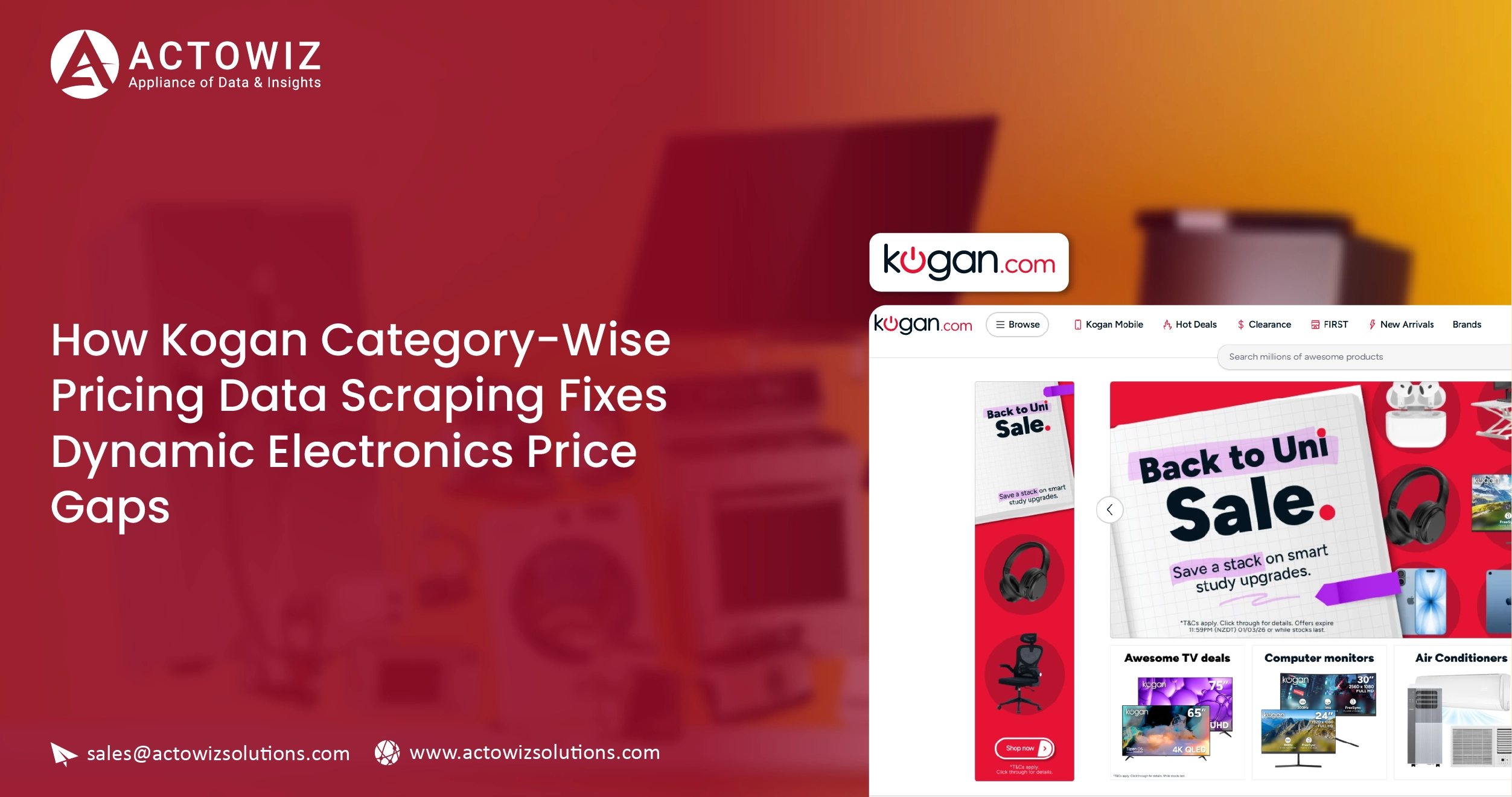 Kogan Category-Wise Pricing Data Scraping Insights