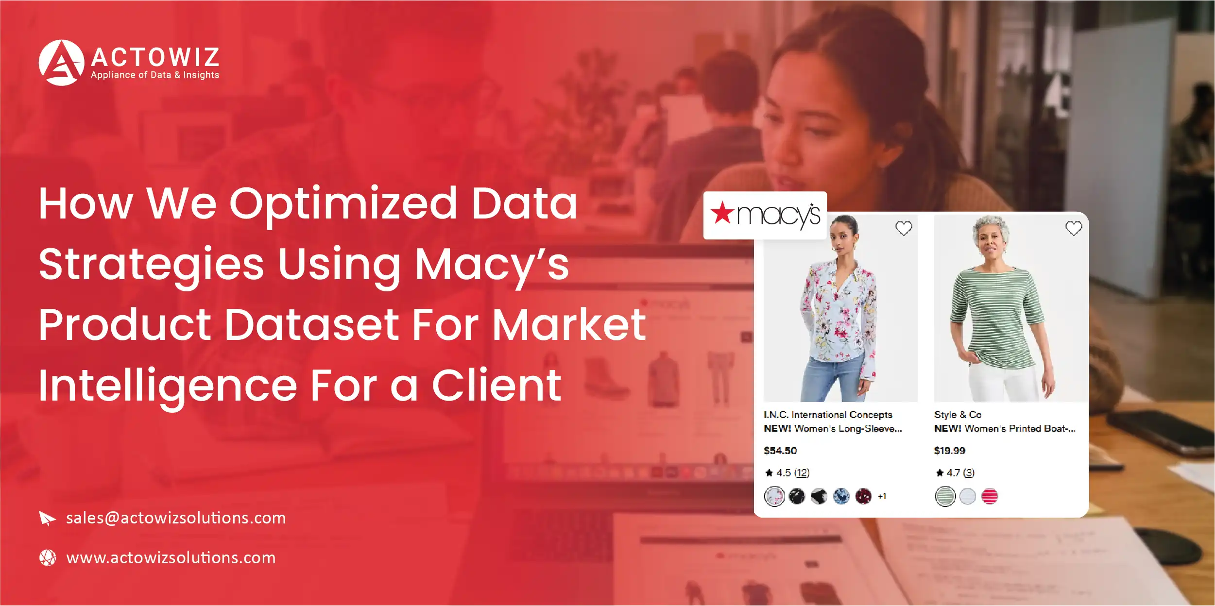 Macy’s Product Dataset For Market Intelligence For a Client