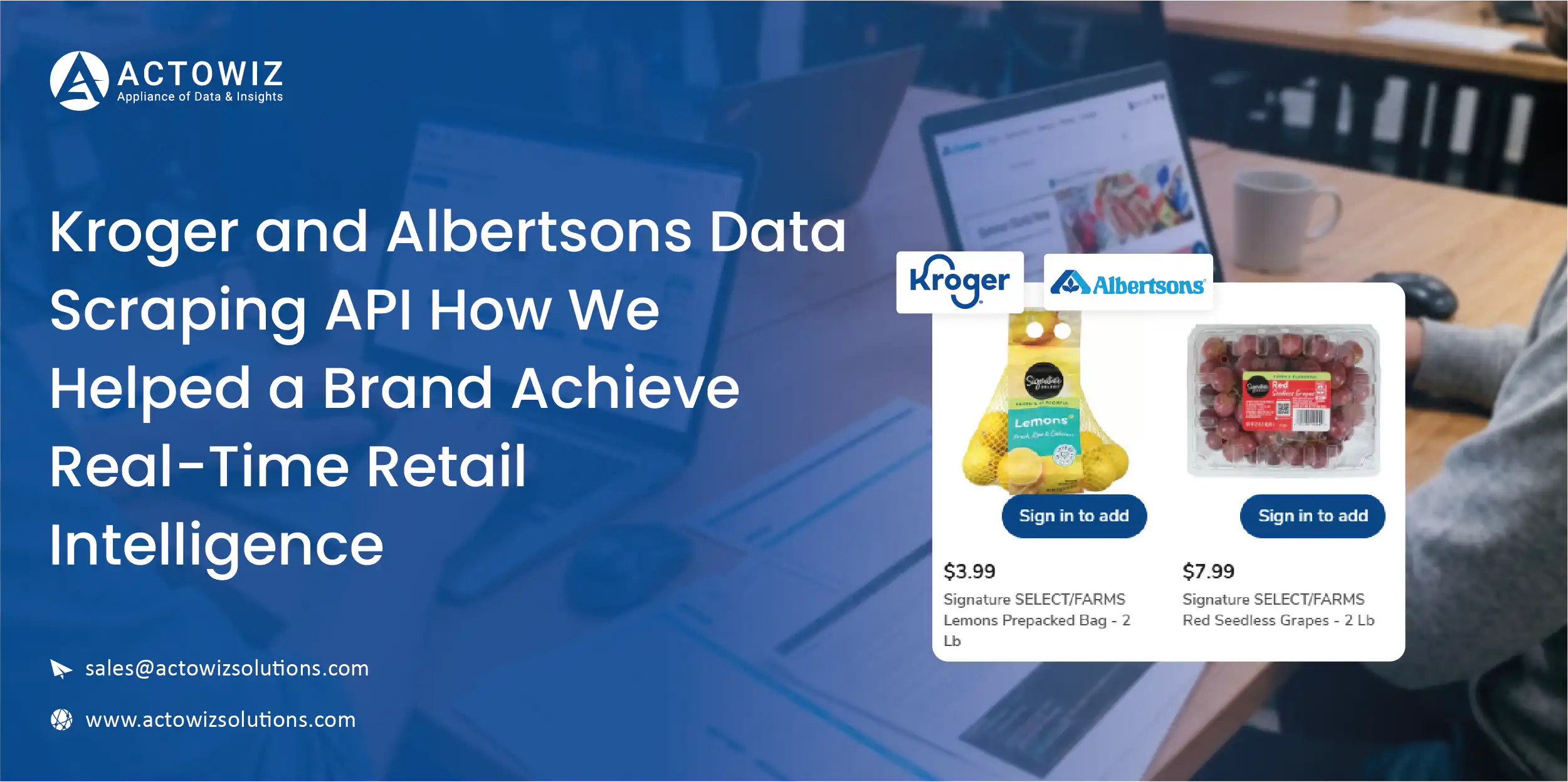 Kroger and Albertsons Data Scraping API
