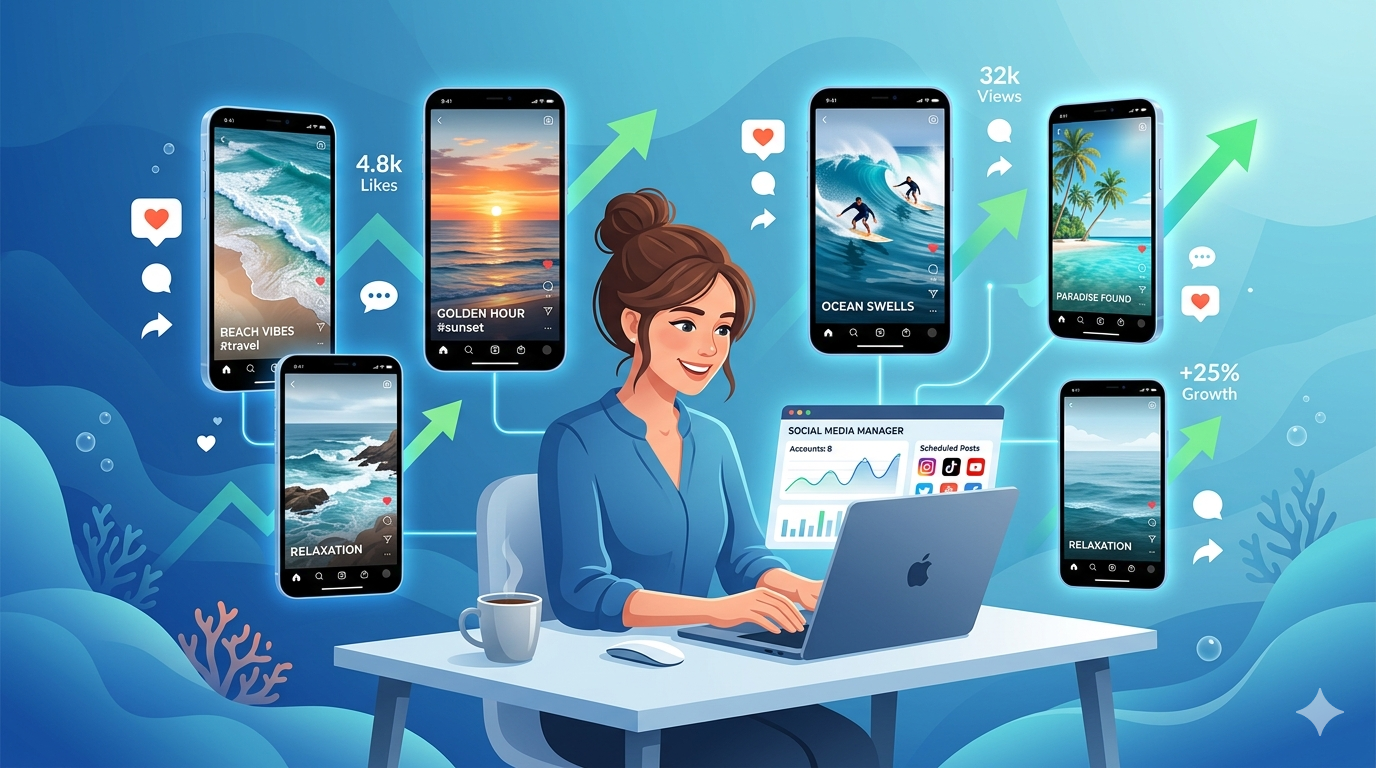 How to Grow a Viral Social Media Page Without Creating Content (2026 Guide)