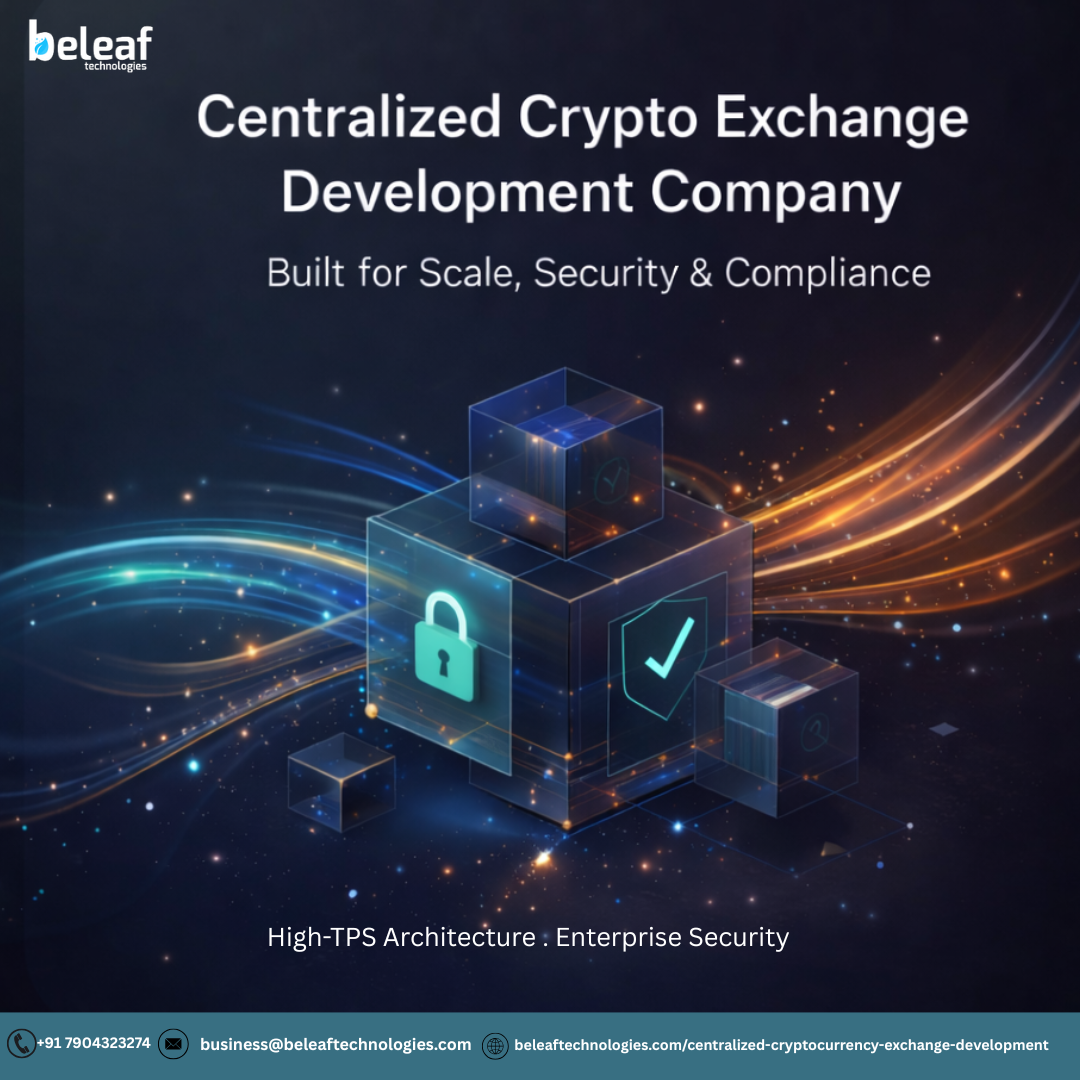 Centralized Crypto Exchange Development Company Built for Scale, Security & Compliance