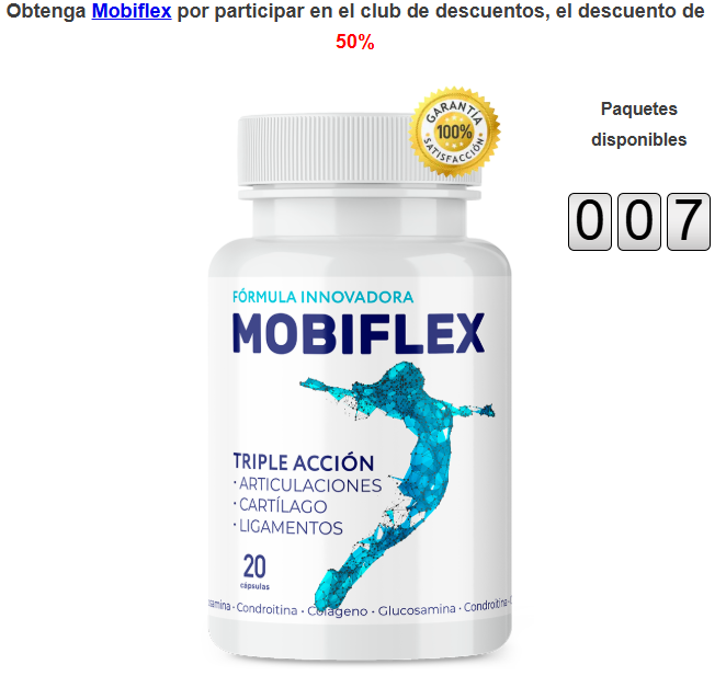 Mobiflex | Capsulas, Reseñas, Costos & Servicos, Dónde comprar en Mexico