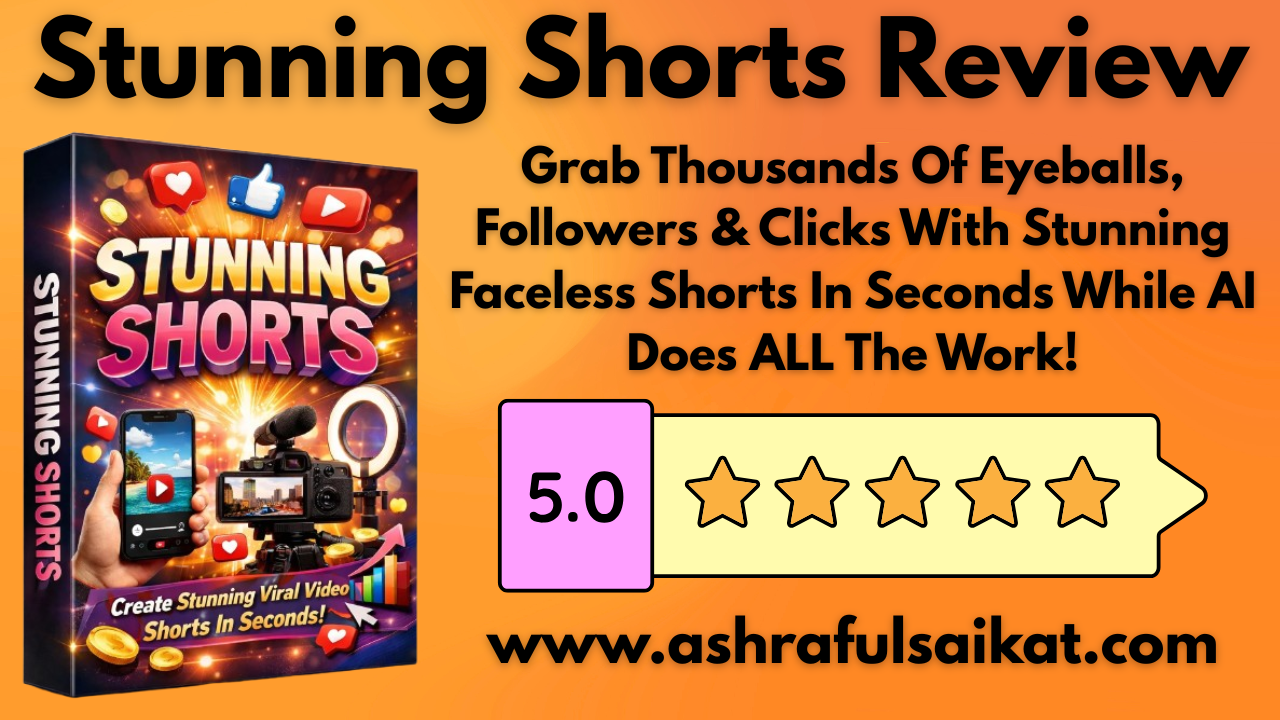 Stunning Shorts Review - Create Faceless Shorts In Seconds