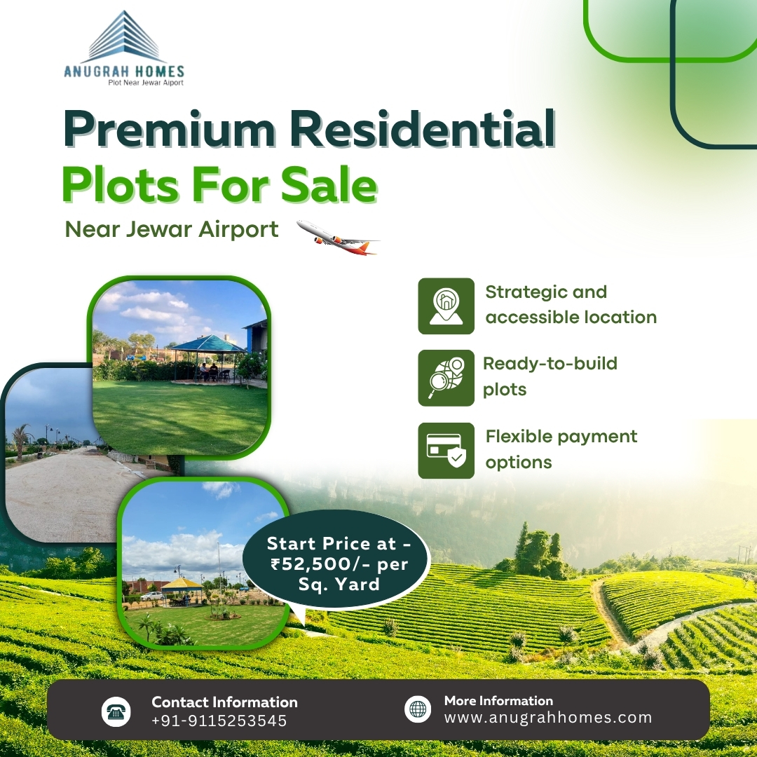 Why Residential Plots in Jewar Are the Smartest Investment of 2025
