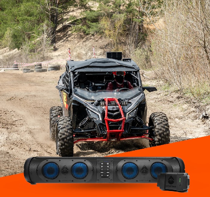 Get more from your nighttime off-road rides with UTV speaker bars
