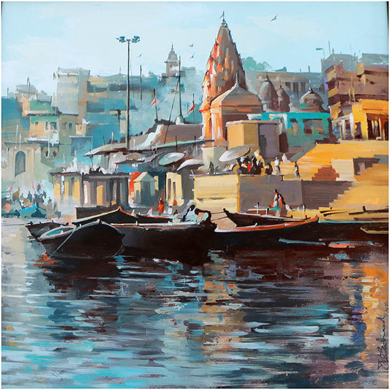 Indian paintings - Indian art - Beautiful Indian Wall Painting