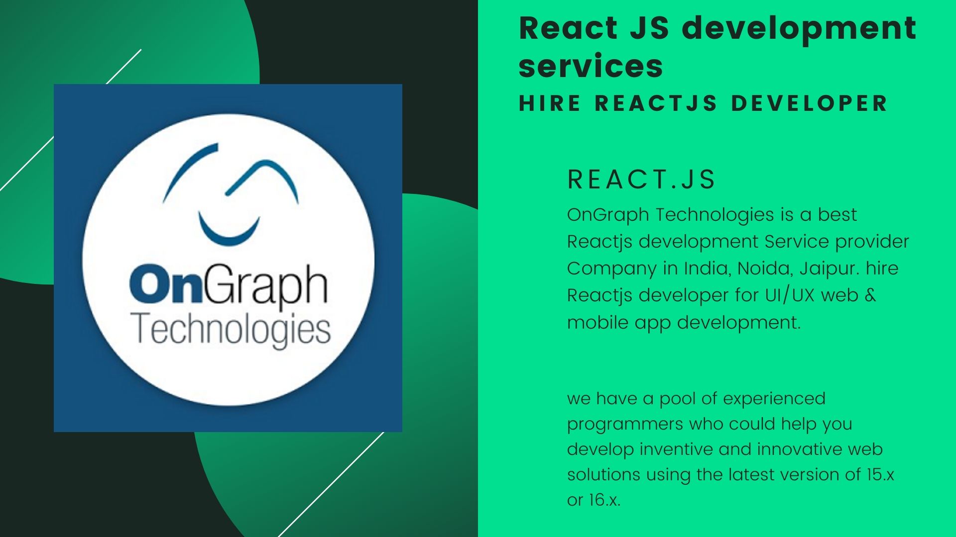 React JS development services | Hire reactjs developer