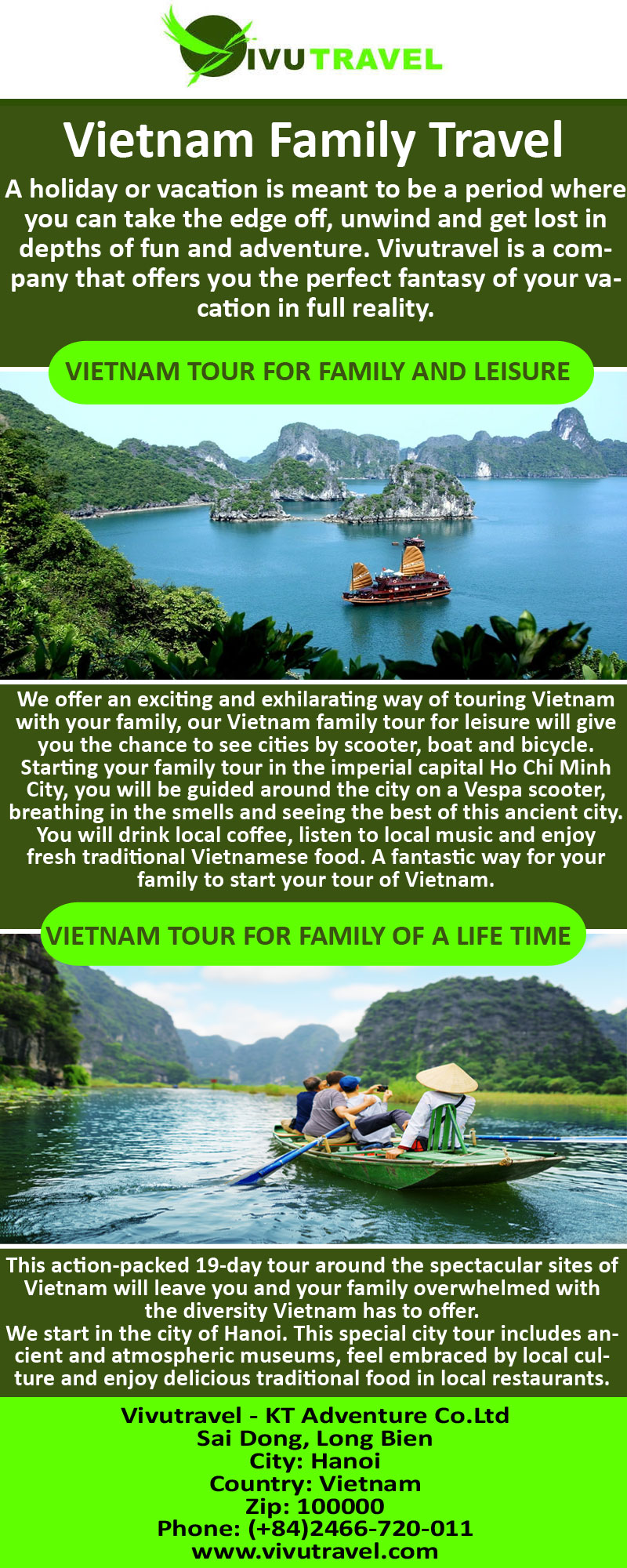 Vietnam Family Travel with Vivu Travel