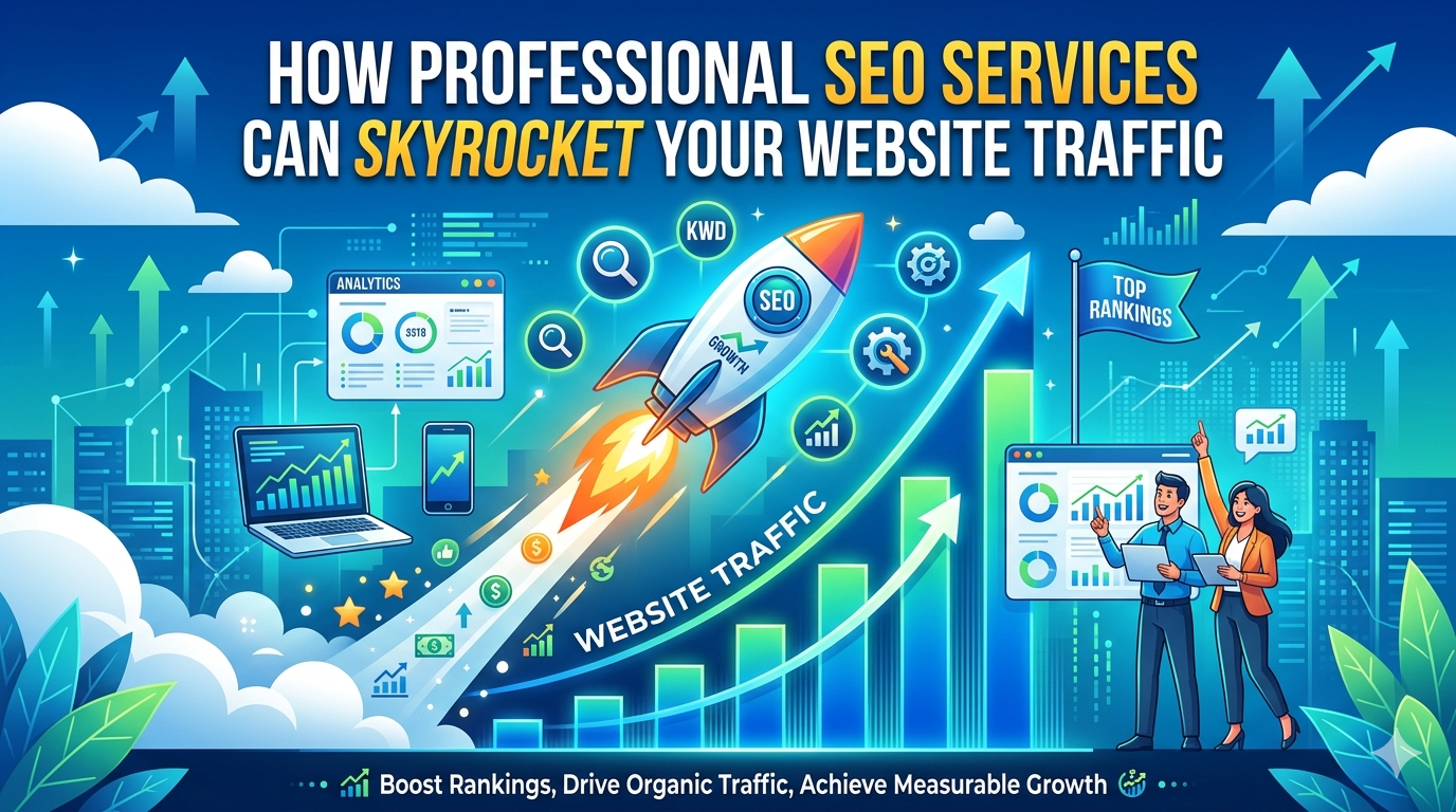 How Professional SEO Services Can Skyrocket Your Website Traffic