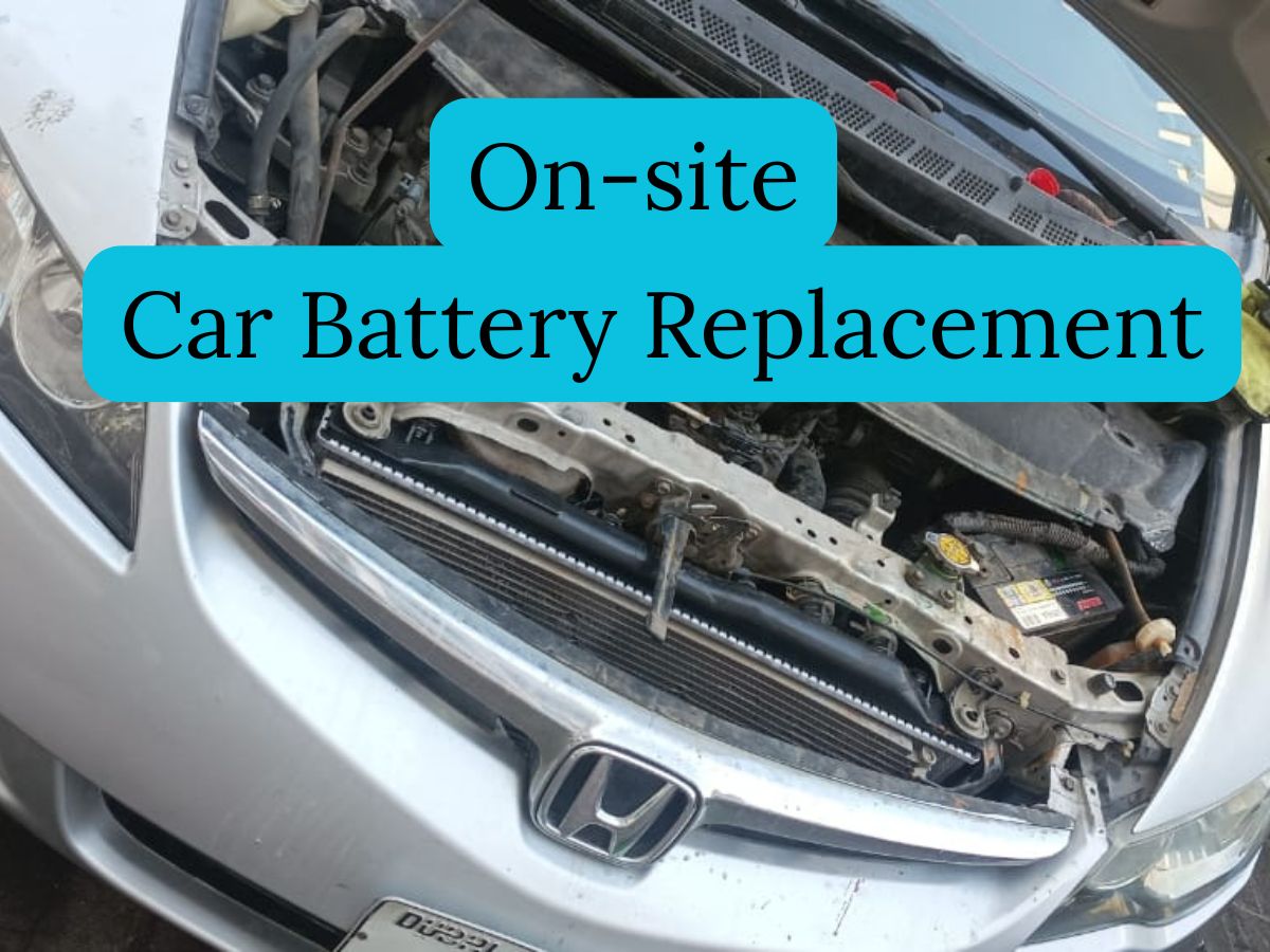 On-site Car Battery Replacement anywhere in Dubai