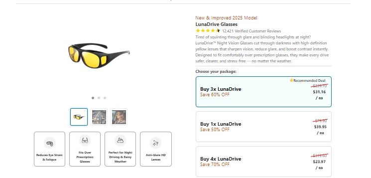 LunaDrive Glasses Reviews: A Close Evaluation of Price, Value, and Performance!