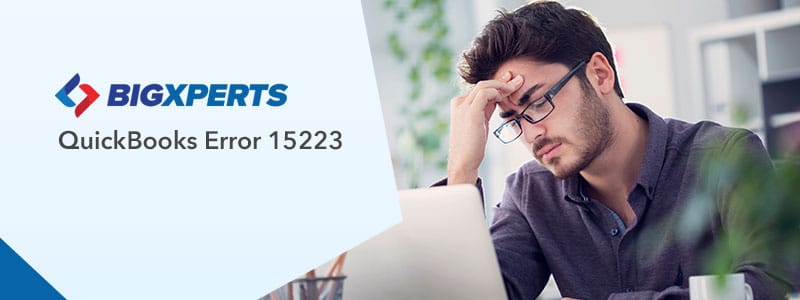 QuickBooks Error Code 15223